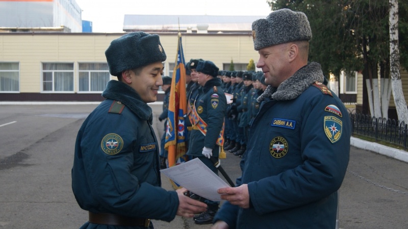 Чествование военнослужащих по призыву, выслуживших установленные сроки службы