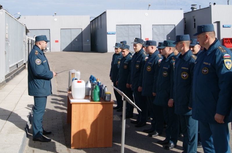 Занятие по переводу техники на режим осенне-зимней эксплуатации