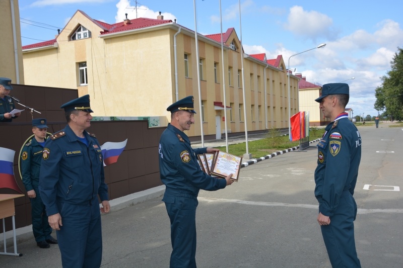 Первое место в конкурсе профессионального мастерства офицерского состава СВФ МЧС России