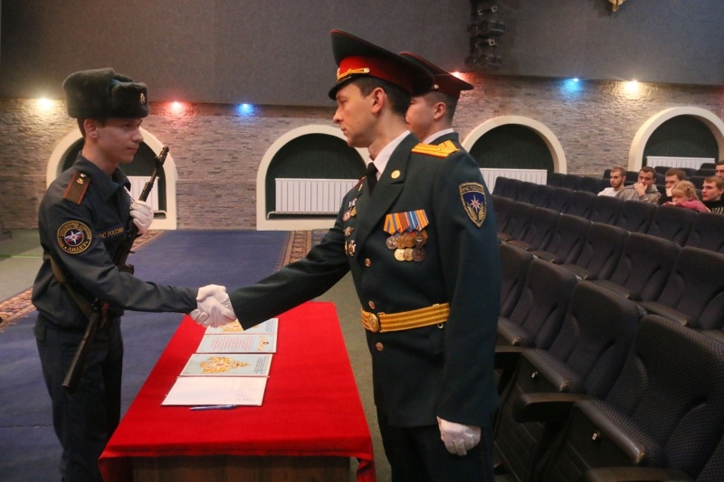 Принятие Военной присяги молодым пополнением Центра