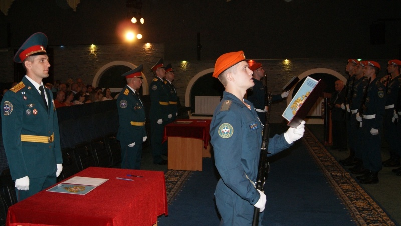 Принятие Военной присяги молодым пополнением Центра