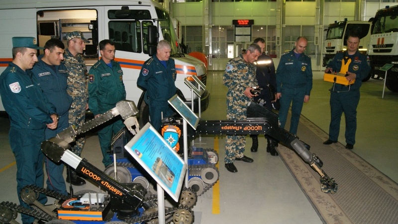Офицеры спасательной службы МЧС Республики Армения посетили Центр «Лидер»