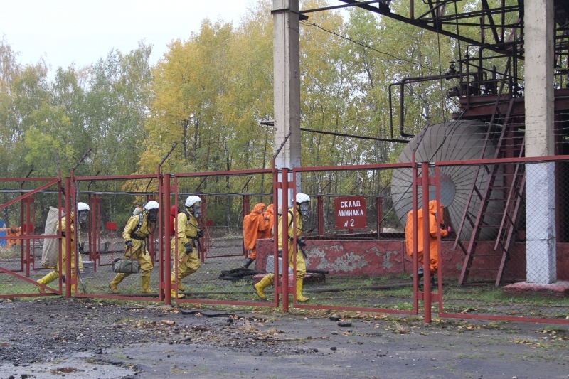 В Воскресенске прошли учения МЧС России на АО "Воскресенские минеральные удобрения"