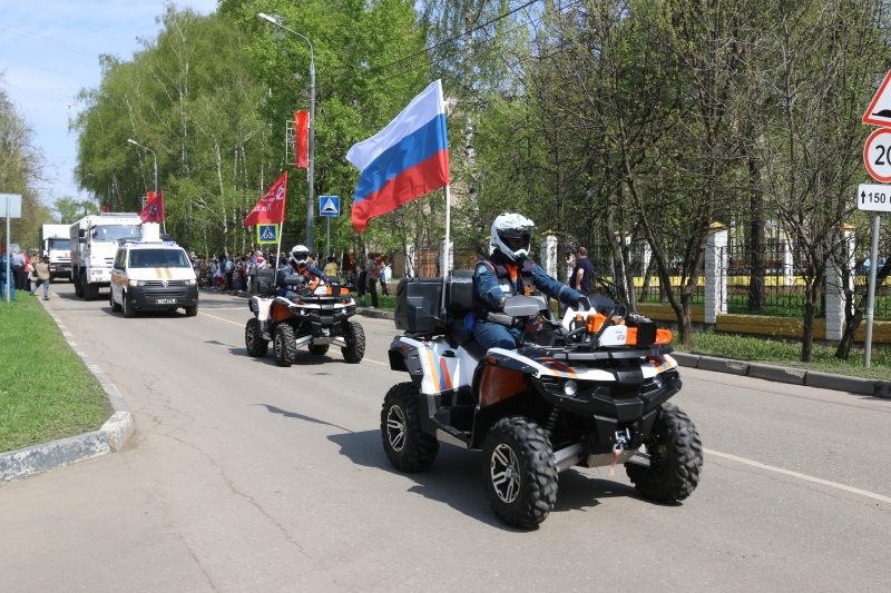 Парад Победы в пос. Мосрентген