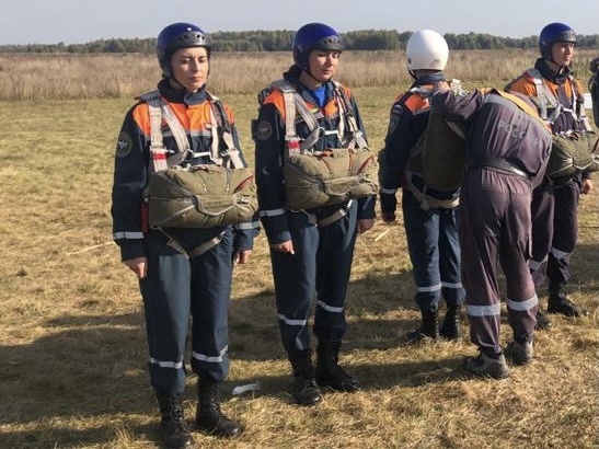 Завершились сборы по воздушно-десантной подготовке