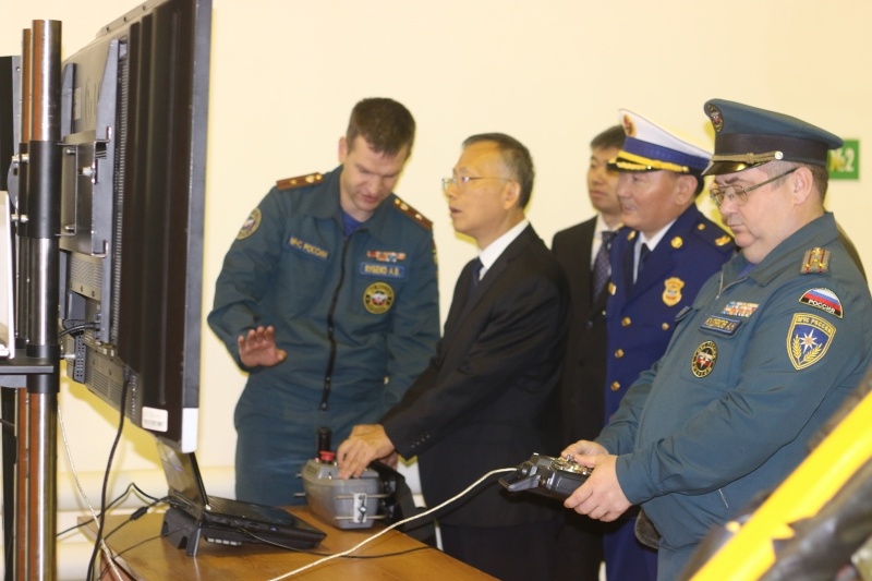 Министр по Управлению Чрезвычайными Ситуациями Китайской народной республики посетил ФГКУ "ЦСООР "Лидер"