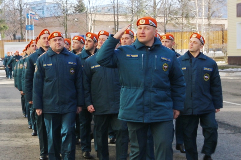 Строевой смотр личного состава