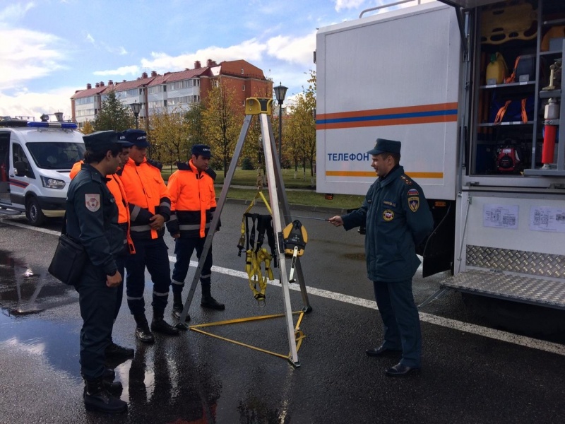 Торжественное мероприятие, посвященное празднованию 86-й годовщины образования Гражданской обороны