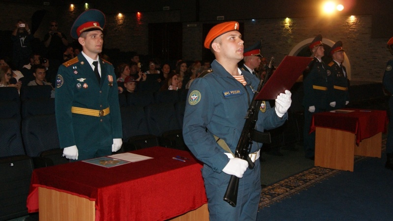 Принятие Военной присяги молодым пополнением Центра