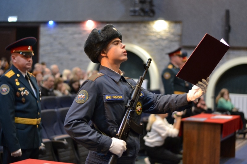 Принятие Военной присяги молодым пополнением Центра