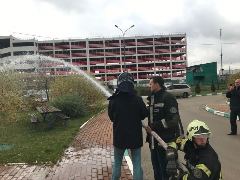 Занятия по противопожарной подготовке с сотрудниками ГКУ "Центр социальной (постинтернатной) адаптации"