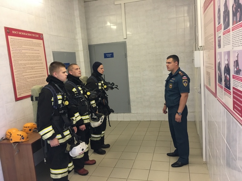 Продолжаются занятия по противопожарной подготовке