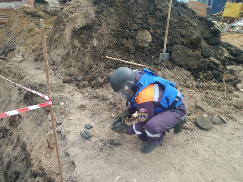 Обезвреживание взрывоопасных предметов