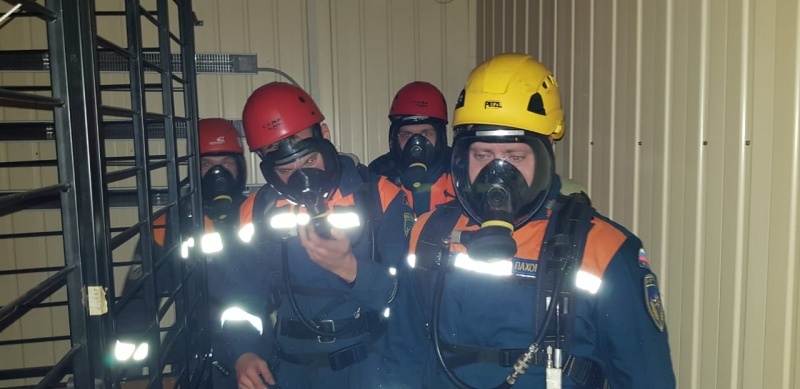 Продолжается обучение по специальности "Организация и проведение газоспасательных работ"