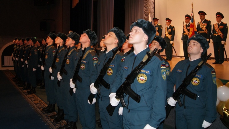 Принятие Военной присяги молодым пополнением Центра