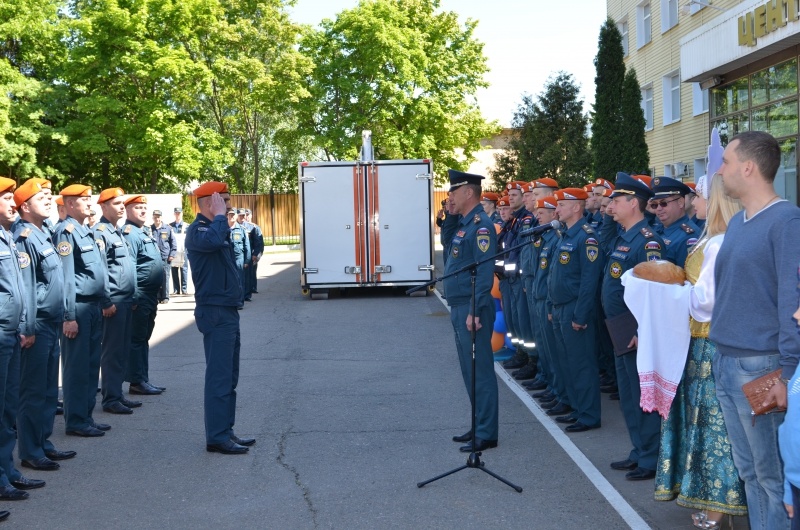 Встреча отряда из новой Москвы