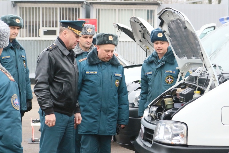 Смотр перевода техники на осенне-зимний период эксплуатации