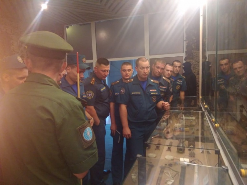Занятие в Международном противоминном центре ВС РФ