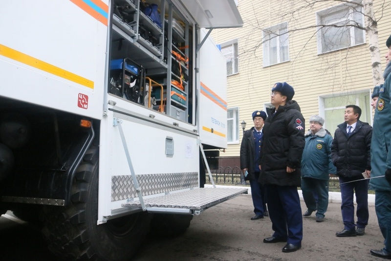 Центр "Лидер" посетили представители руководящего состава Министерства по реагированию на ЧС КНР