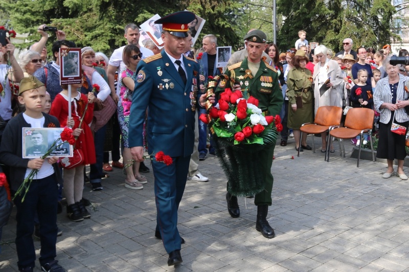 Парад Победы в пос. Мосрентген