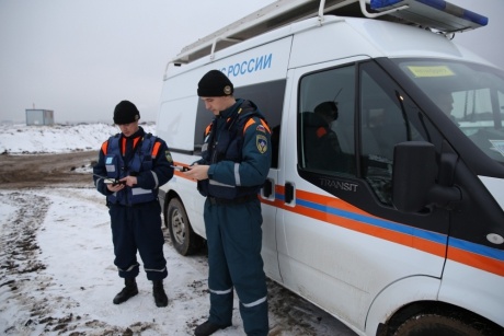 Выезд расчета радиационной и химической разведки