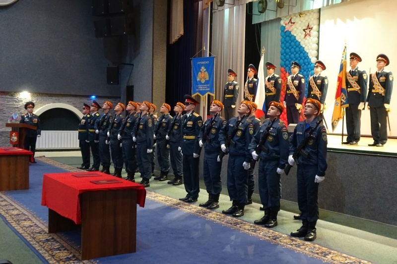  Принятие Военной присяги молодым пополнением Центра