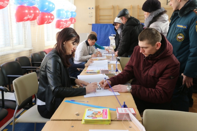 Личный состав Центра принял участие в выборах 2018