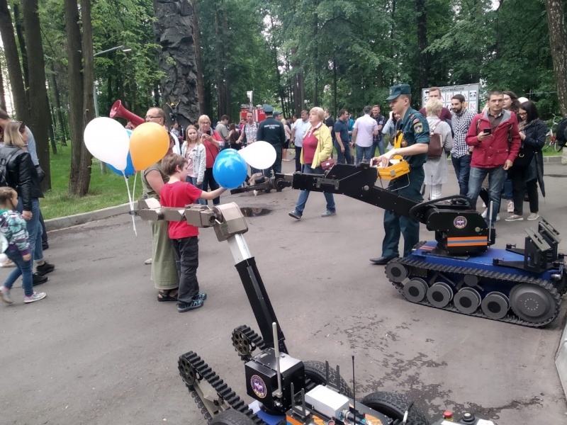 Празднование 215-летия пожарной охраны г. Москвы