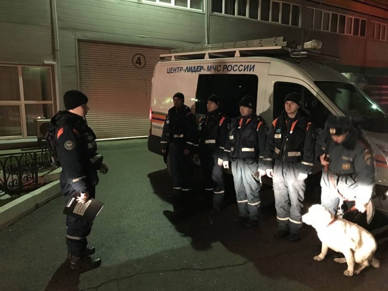 Поиск заблудившегося мужчины