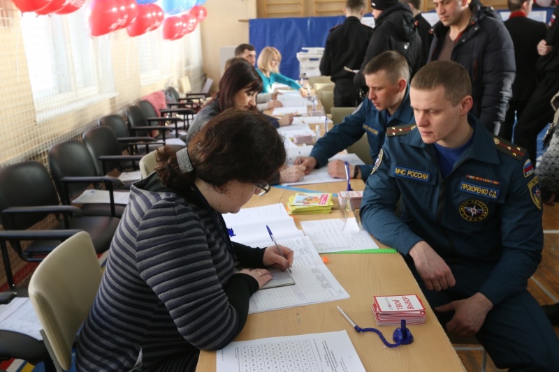 Личный состав Центра принял участие в выборах 2018