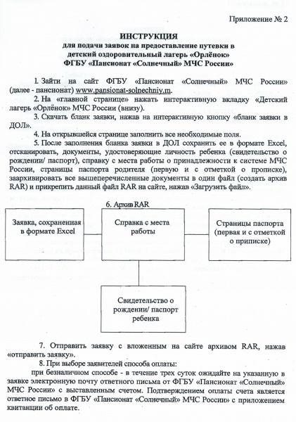 Путёвки в ДОЛ "Орлёнок" МЧС России