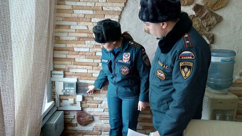 Проверка противопожарного состояния объектов Центра "Лидер"