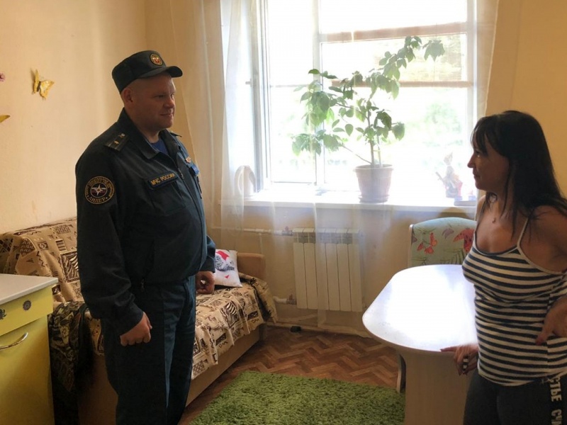 Выборочный осмотр мест проживания личного состава 1 управления