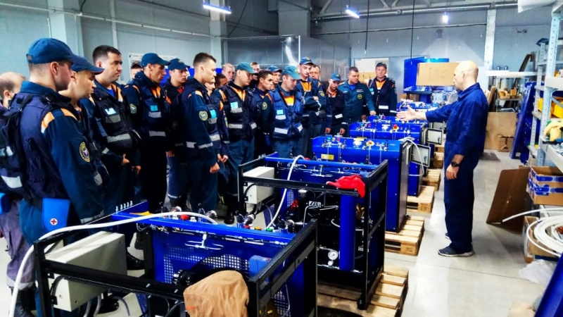 Занятие по тактике действий газоспасателей и газодымозащитников