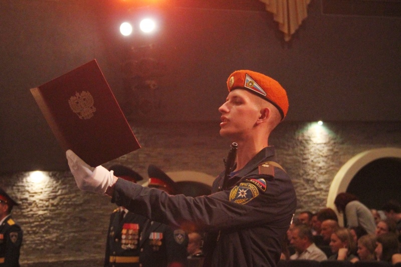 Принятие Военной присяги молодым пополнением Центра