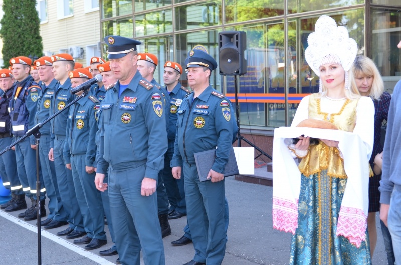 Встреча отряда из новой Москвы