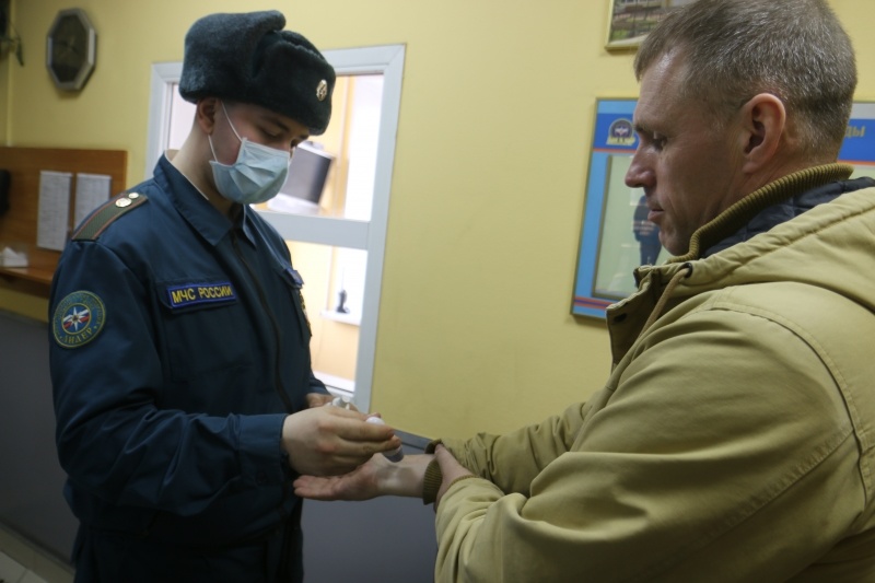 Профилактика коронавирусной инфекции в Центре продолжается
