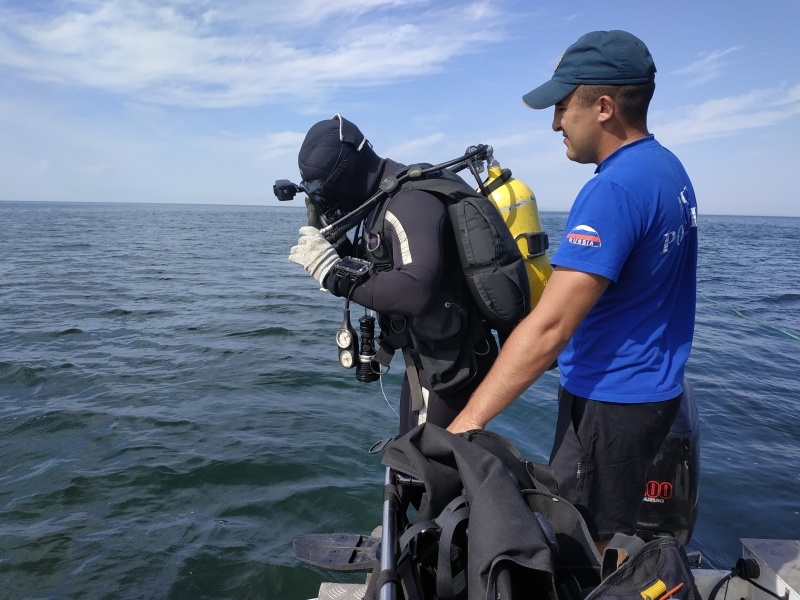 В Балтийском море завершился очередной этап разминирования немецкой баржи, затонувшей во время Великой Отечественной войны