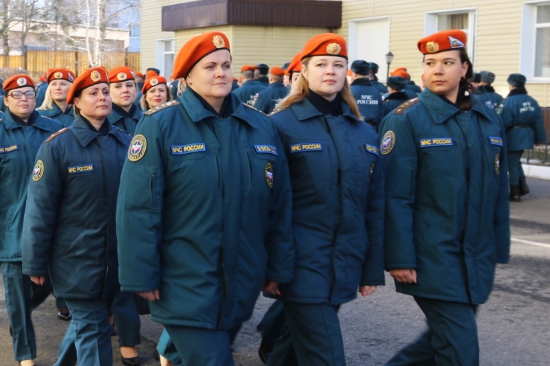 Строевой смотр личного состава