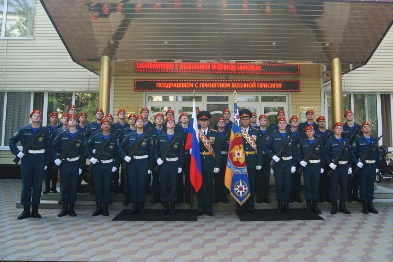 Принятие Военной присяги молодым пополнением Центра