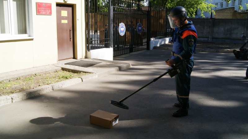 Тренировка дежурных сил и средств по усилению охраны объектов Центра