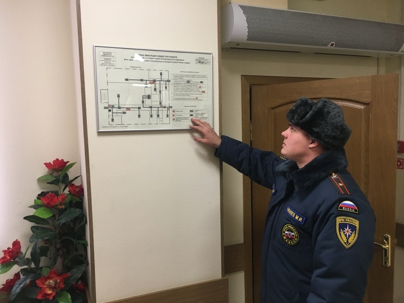 Комплексная проверка противопожарного состояния объектов Центра
