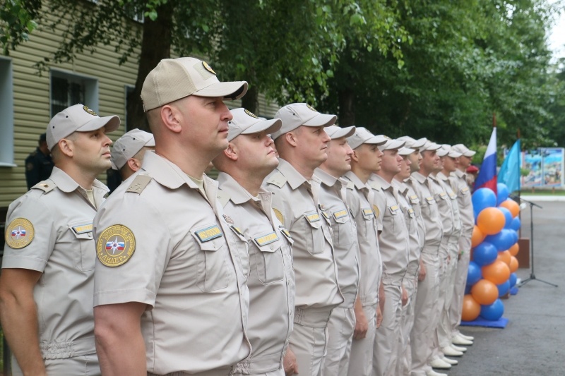 Проводы отряда в Крымский федеральный округ для проведения пиротехнических работ