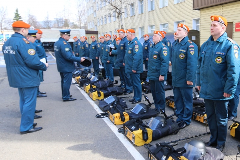 Смотр отряда убывающего в Республику Южная Осетия