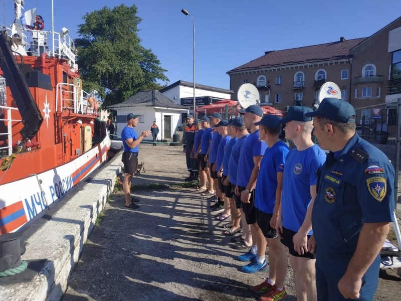Проведение пиротехнических и специальных водолазных работ на акватории Балтийского моря