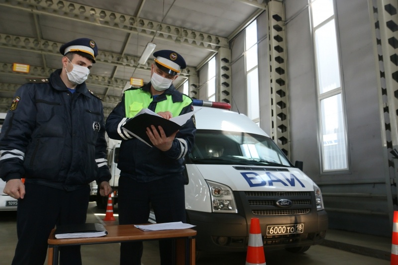 Проведение технического осмотра транспортных средств Центра
