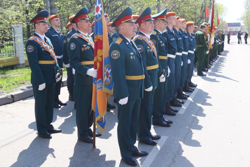 Парад Победы в пос. Мосрентген