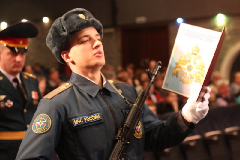 Принятие Военной присяги молодым пополнением Центра