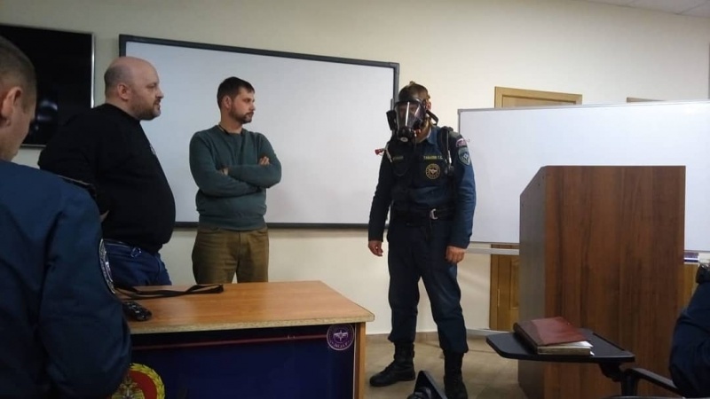 Занятие по обмену опытом с личным составом Центра