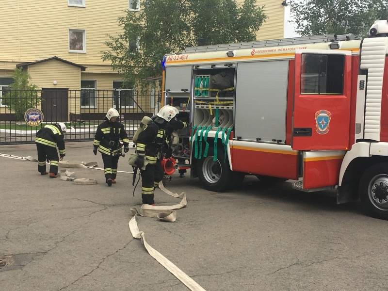 Продолжаются занятия по противопожарной подготовке